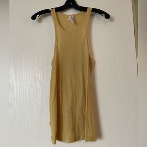 Free People Yellow Tank